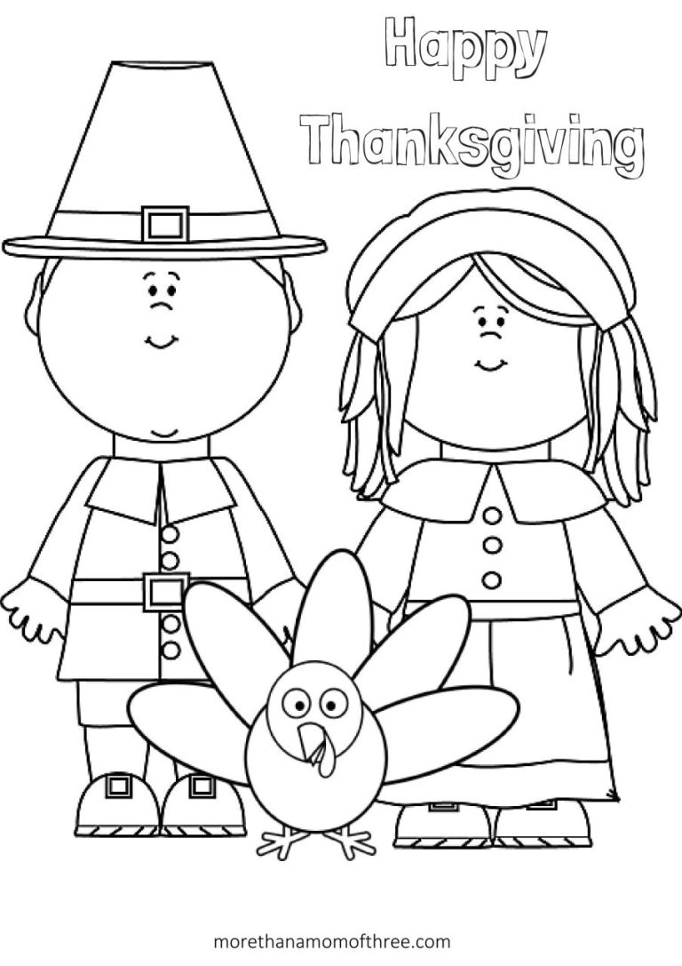 Printable Thanksgiving Pictures To Color