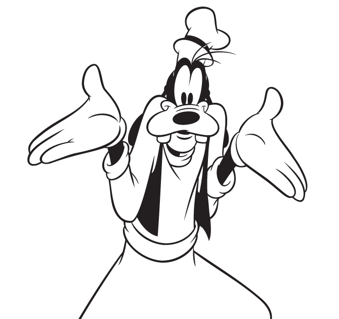 Goofy Coloring Pages Free