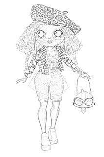 Omg Doll Coloring Pages