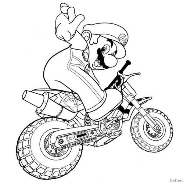 Super Mario Odyssey Coloring Pages Printable