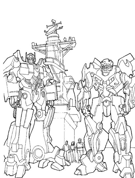 Transformers Coloring Pages Shockwave