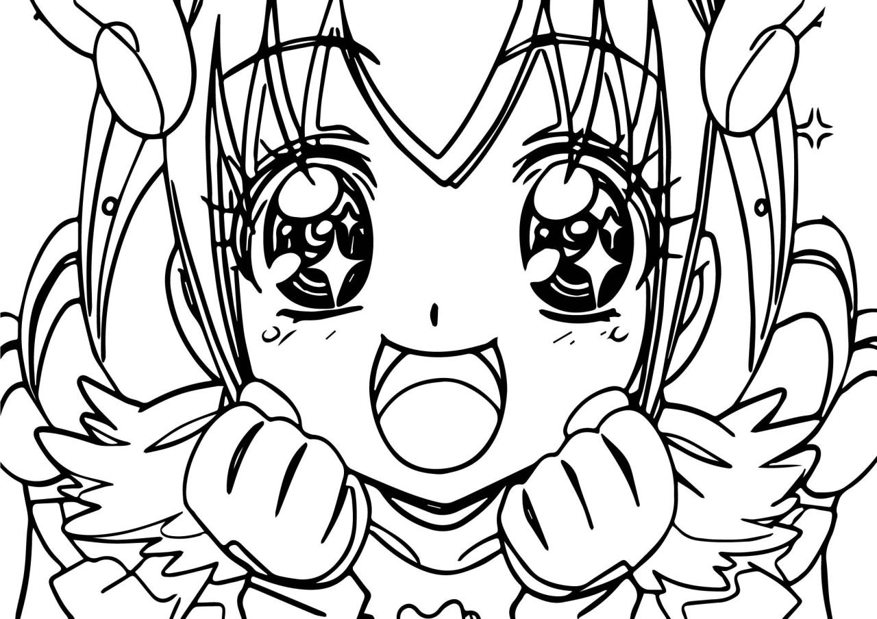 Anime Glitter Force Coloring Pages