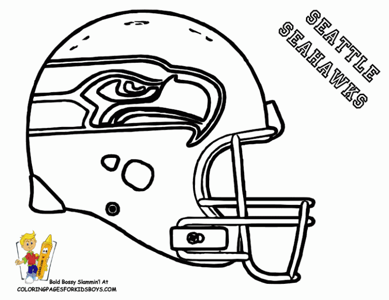 Nfl Coloring Pages Football