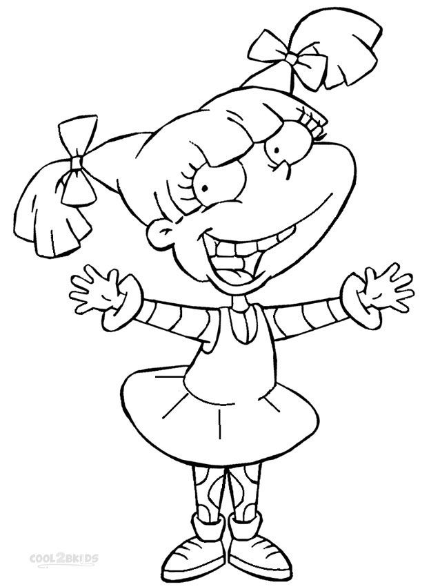 Angelica Rugrats Coloring Pages