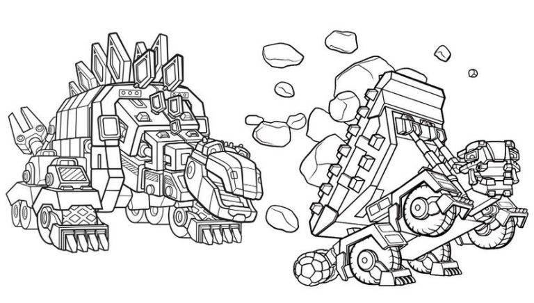 Dinotrux Coloring Pages Printable
