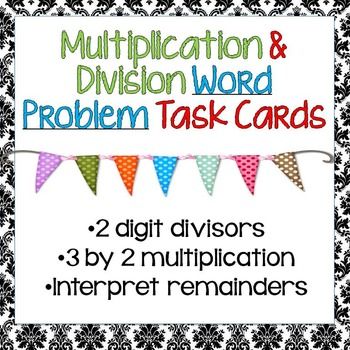 Double Digit Multiplication Word Problems 5th Grade