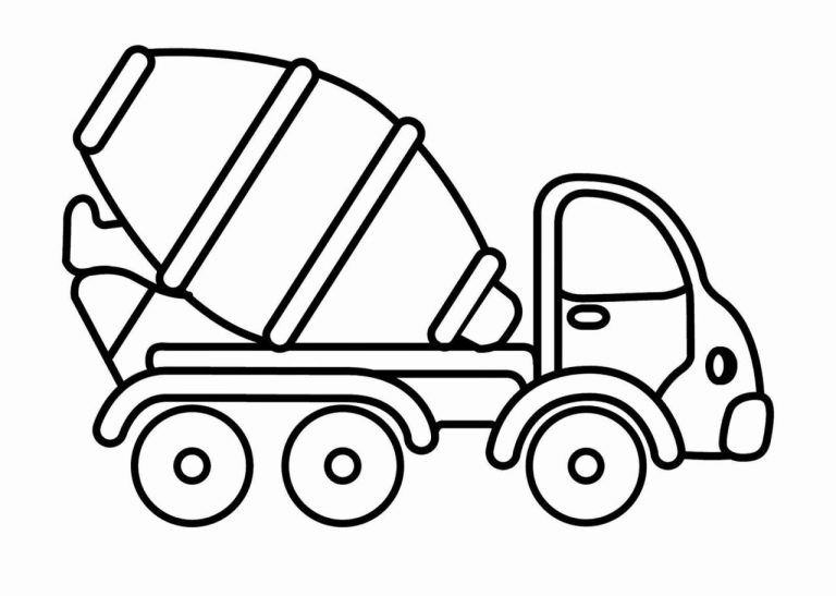 Coloring Pages For Kids Cars And Trucks