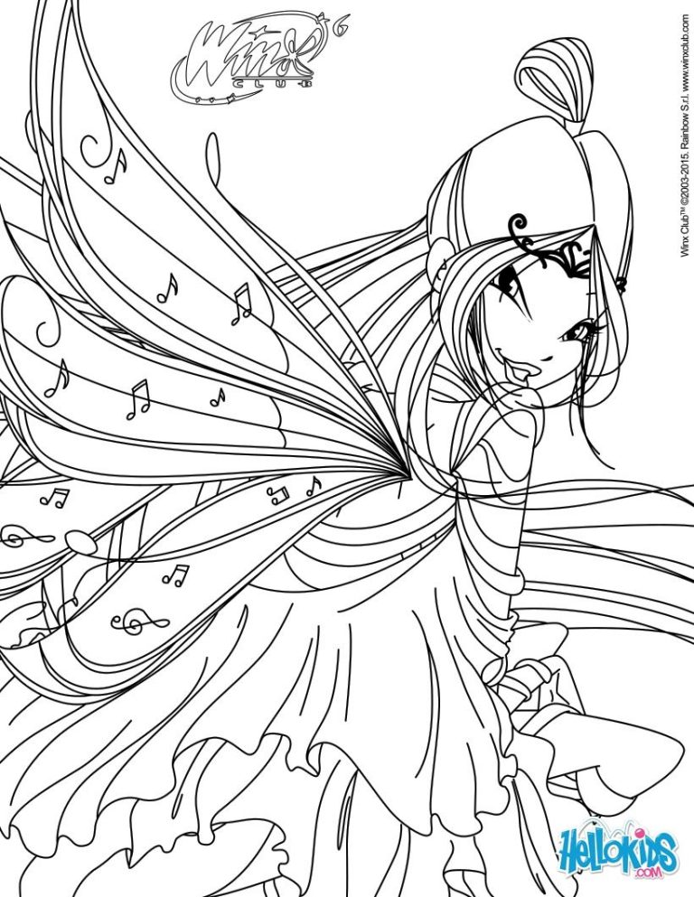 Winx Club Coloring Pages Bloomix