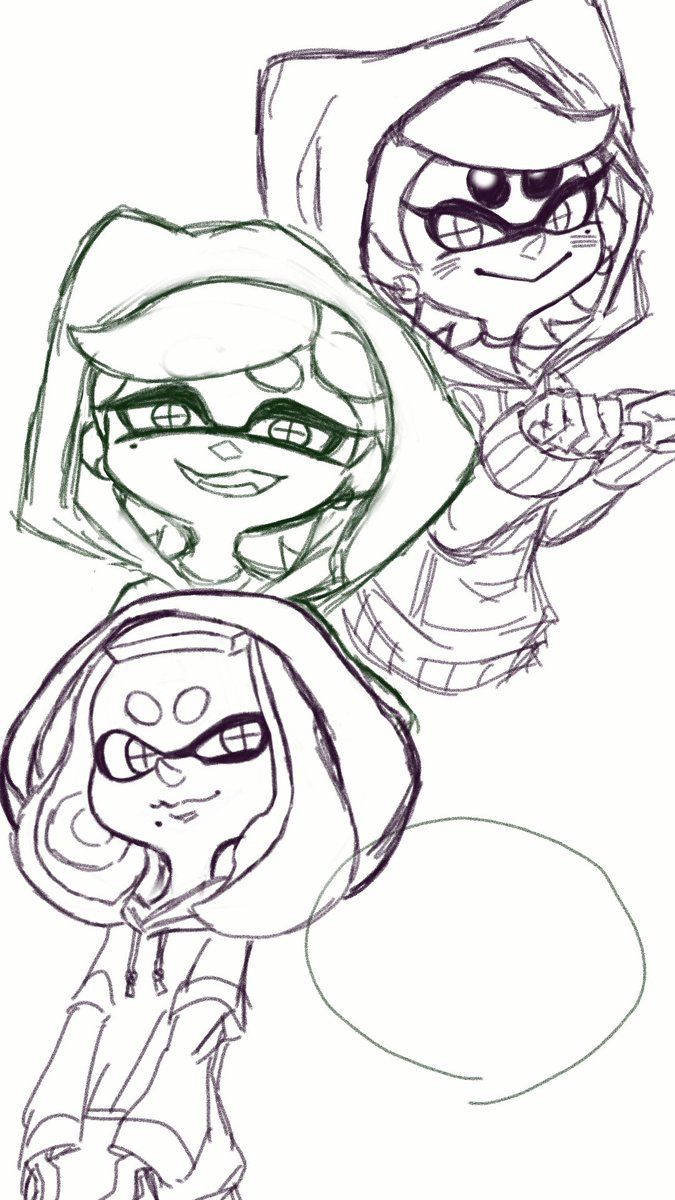 Octo Expansion Splatoon Coloring Pages