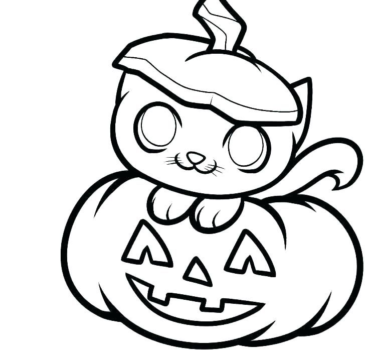 Pumpkin Pictures To Color Cute