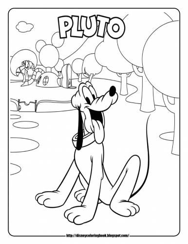 Mickey Mouse Clubhouse Coloring Pictures
