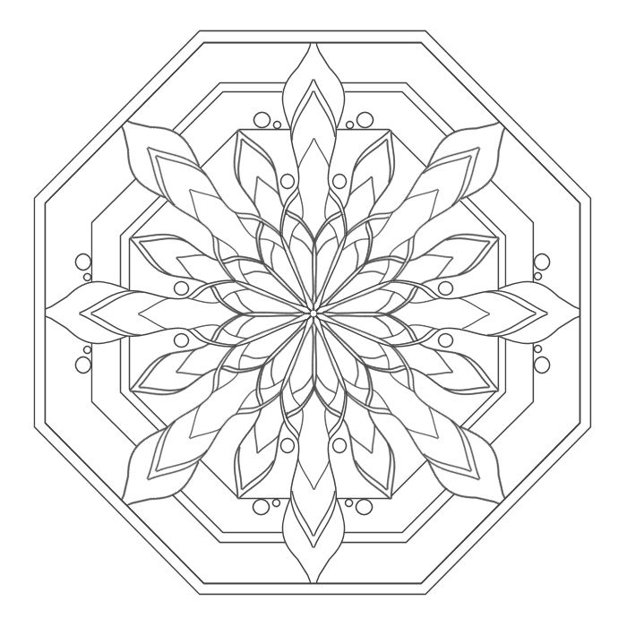 Relaxing Coloring Pages For Anxiety