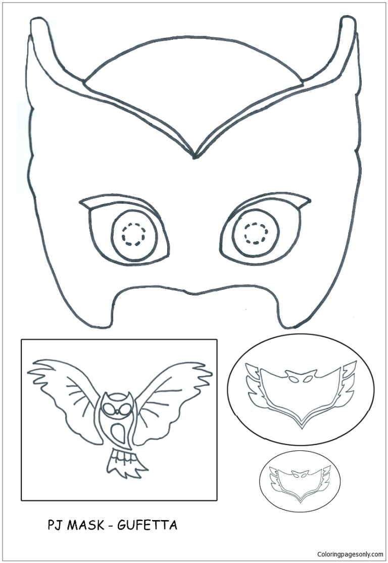 Owlette Pj Mask Coloring Pages