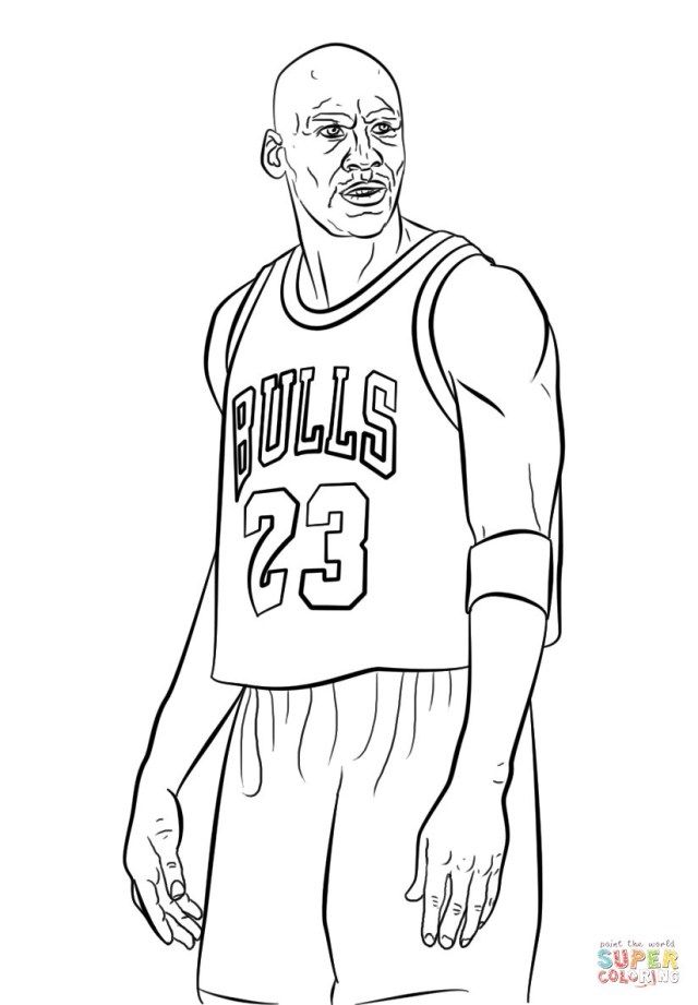 Nba Coloring Pages Lebron James