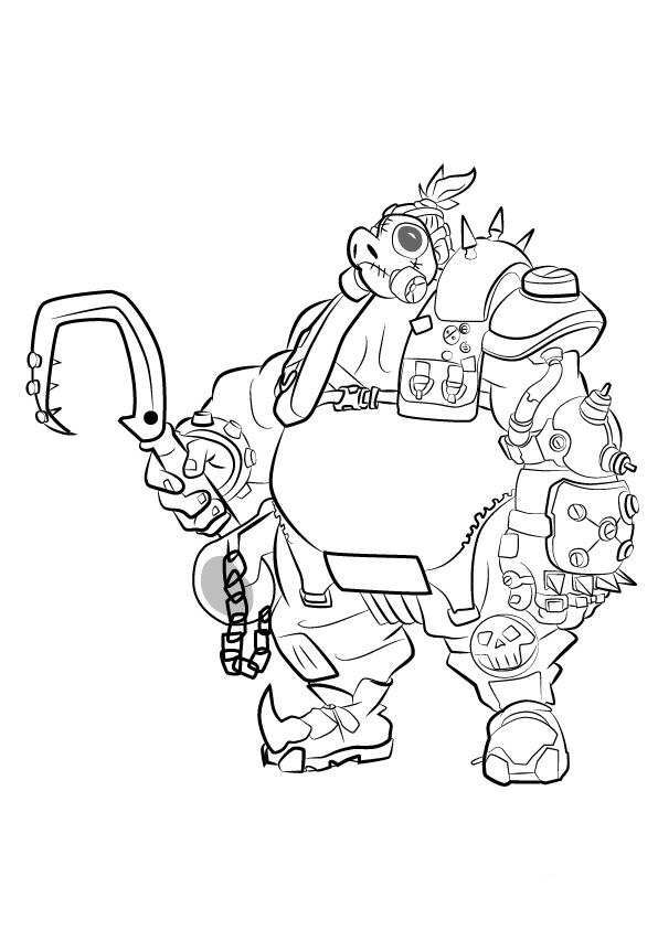Chibi Overwatch Coloring Pages
