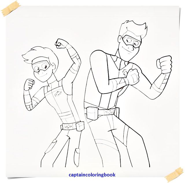 Nickelodeon Coloring Pages Henry Danger
