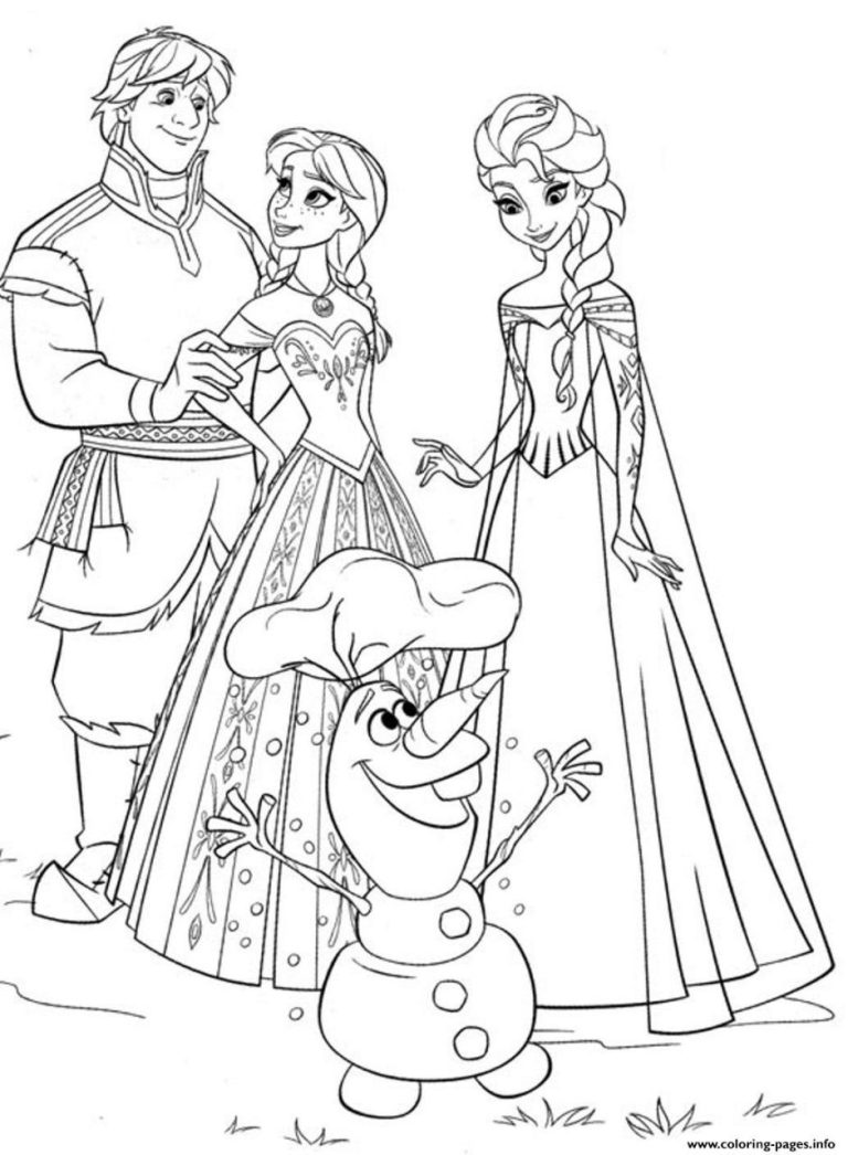 Coloring Sheet Free Printable Print Frozen Coloring Pages Printable
