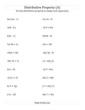 Answer Key Algebra 8th Grade Math Worksheets