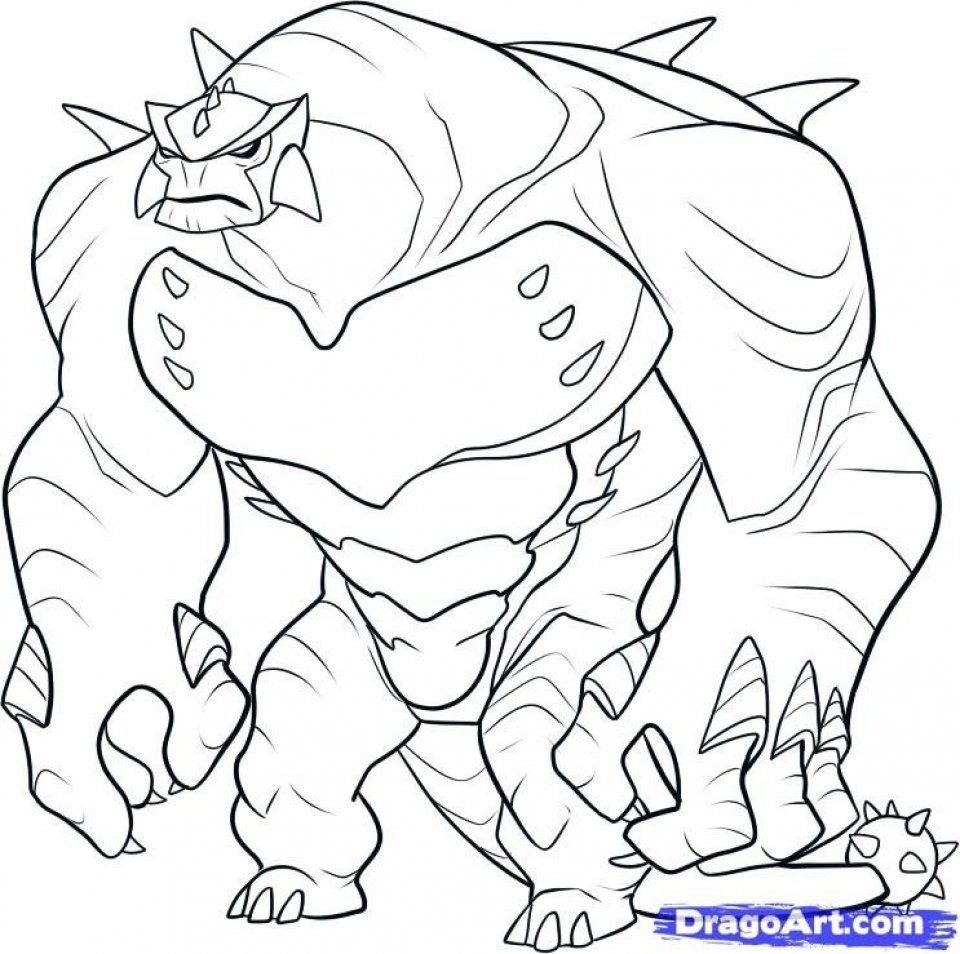 Ben 10 Coloring Pages Ben Wolf