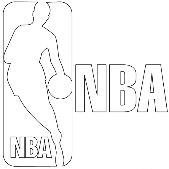 Nba Coloring Pages Logo