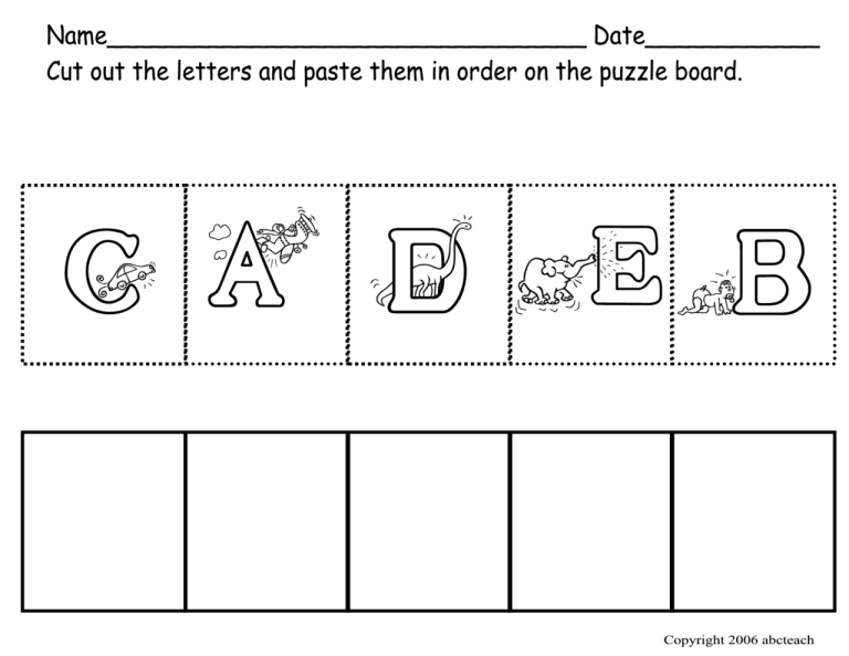 Preschool Worksheets Pdf Printable