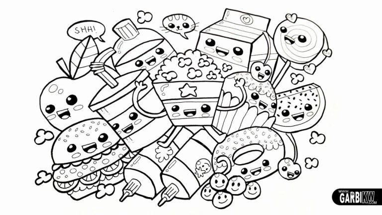 Cute Halloween Coloring Pages Hard