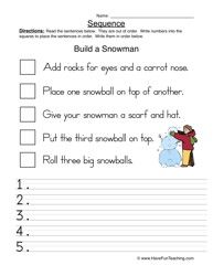 Sequencing Events In A Story Worksheets For Grade 2