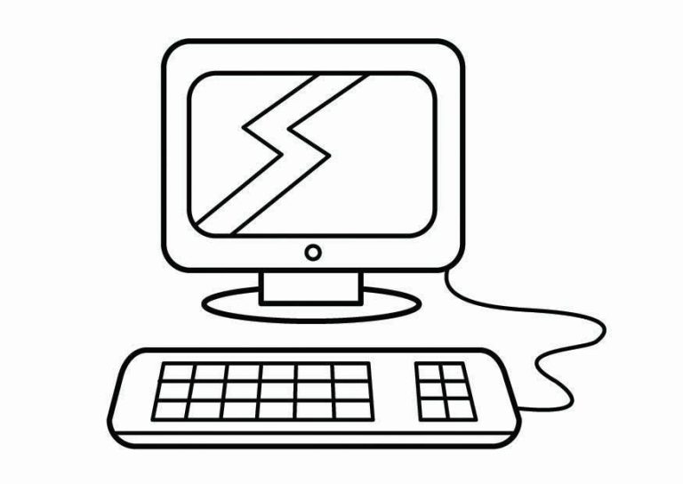 Technology Computer Coloring Pages