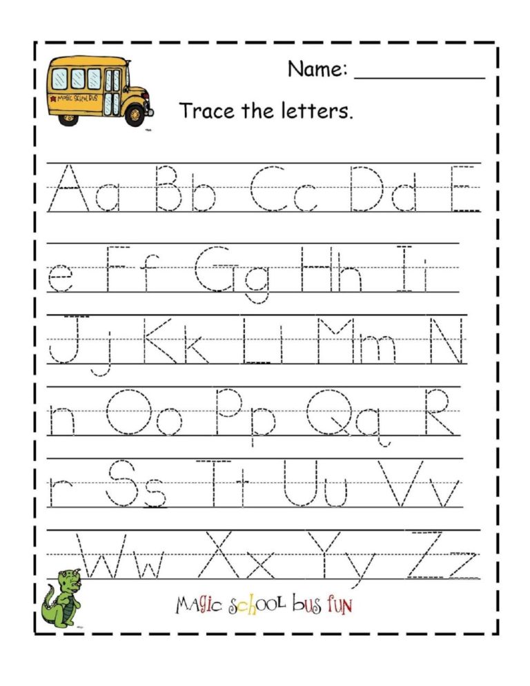 Free Printable Pdf Traceable Letters