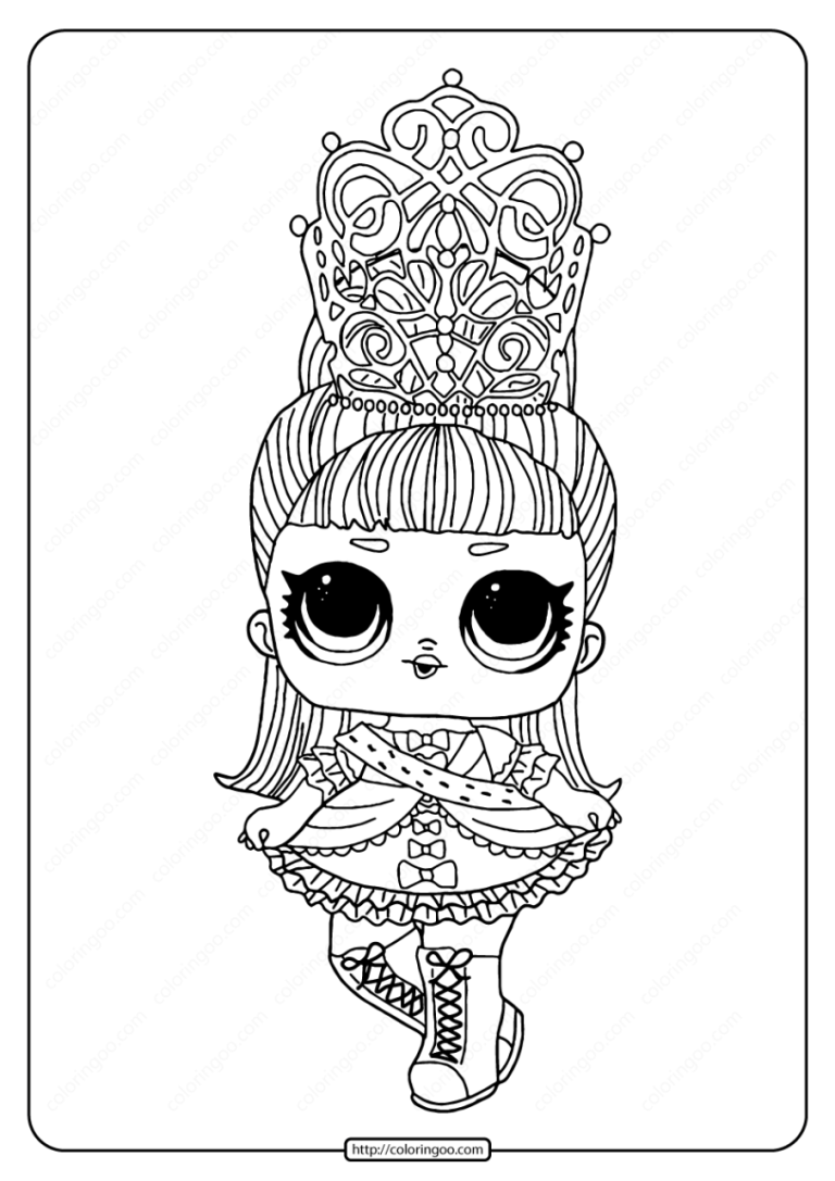 Sisters Big Sister Lol Doll Coloring Pages