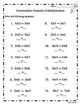 Common Core Worksheets Multiplication Drills