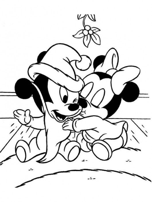 Mickey And Minnie Mouse Coloring Pages Printables