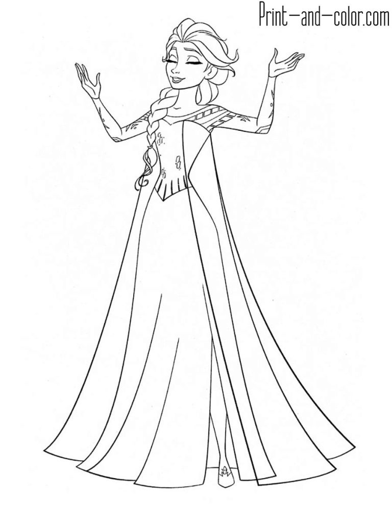 Coloring Book Easy Frozen 2 Coloring Pages