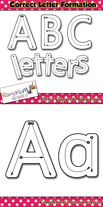 Tracing Letters Clipart