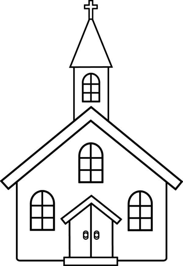 Church Coloring Pages For Kids