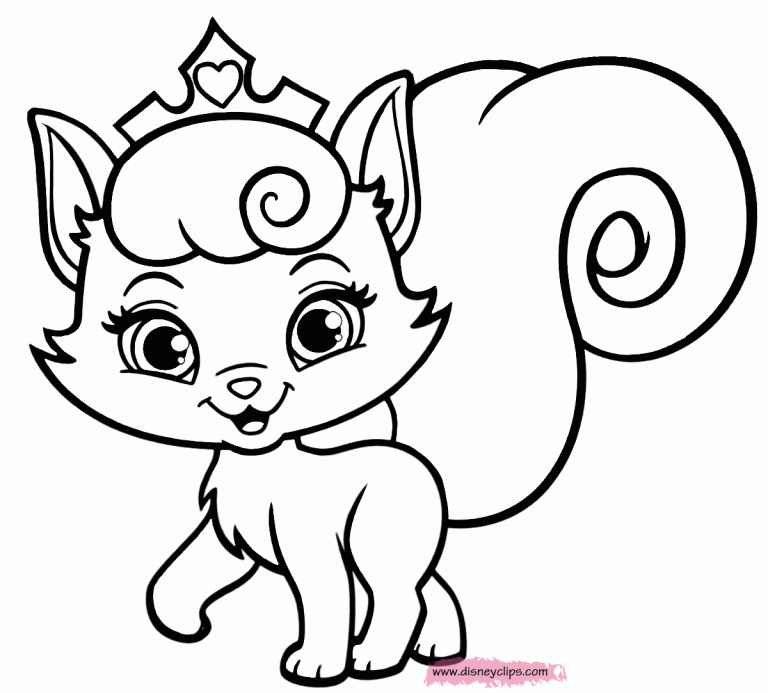 Cute Baby Cats Coloring Pages