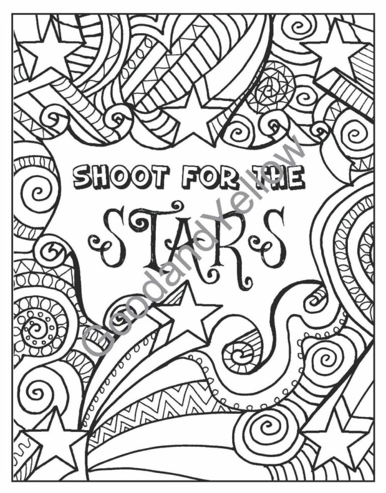 Free Positive Affirmation Coloring Pages Pdf