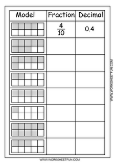 Common Core Worksheets Fractions To Decimals