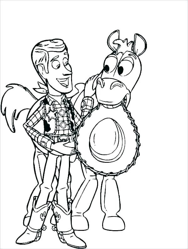 Sheriff Woody Coloring Pages