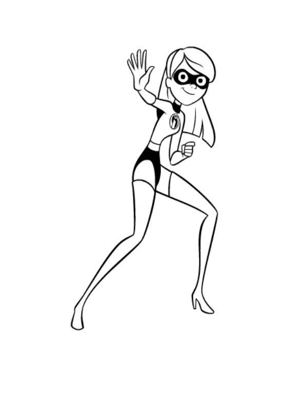 The Incredibles Coloring Pages Pdf