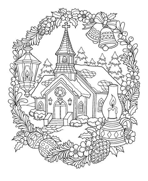 Church Coloring Pages Free
