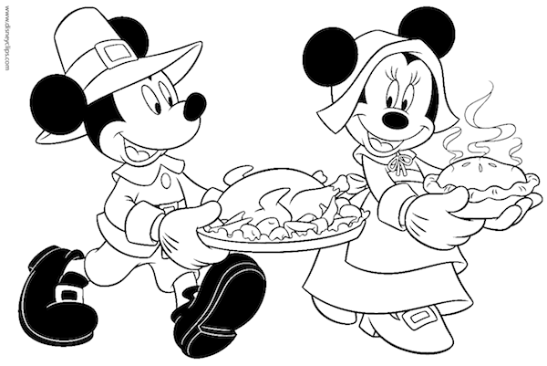 Thanksgiving Pictures To Color For Toddlers