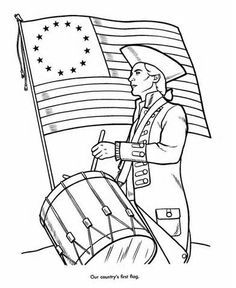 Patriots Revolutionary War Coloring Pages