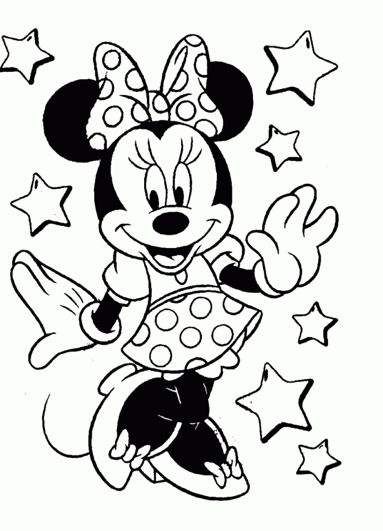 Popular Disney Characters Coloring Pages
