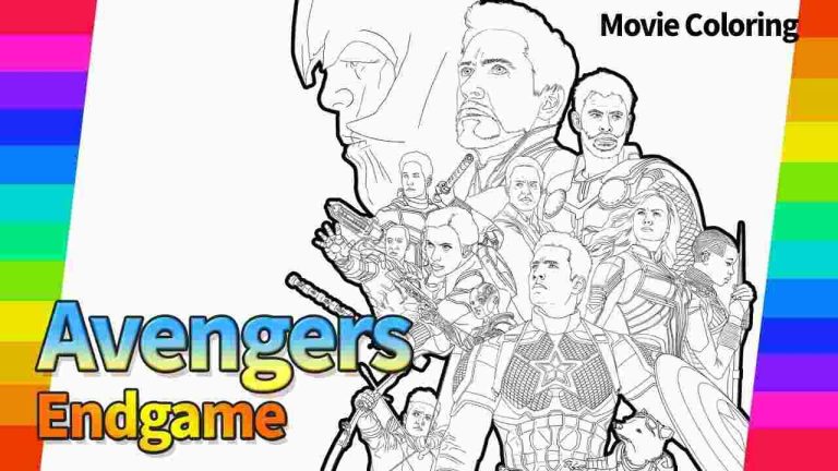 Avengers Infinity War Colouring Book
