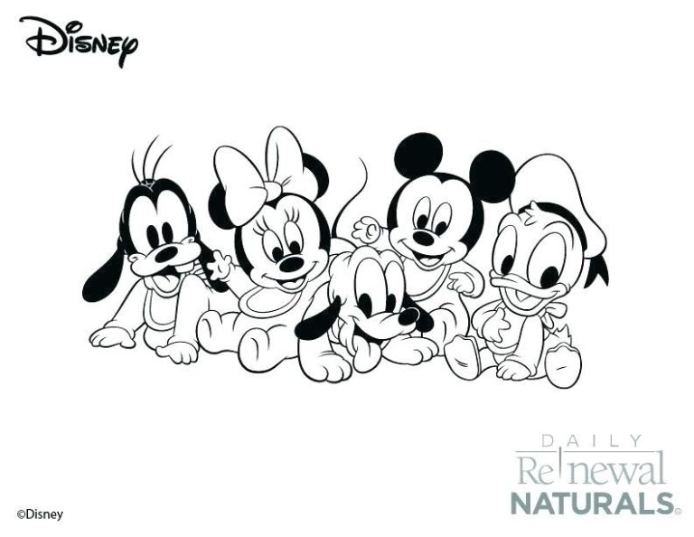 Cute Printable Minnie Mouse Coloring Pages