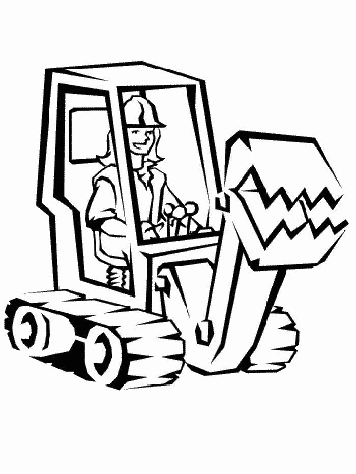Construction Coloring Pages Printable