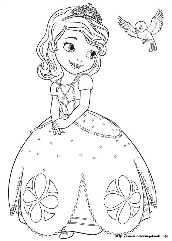 Free Printable Sofia The First Coloring Pages