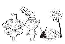 Ben And Holly Coloring Pages For Kids