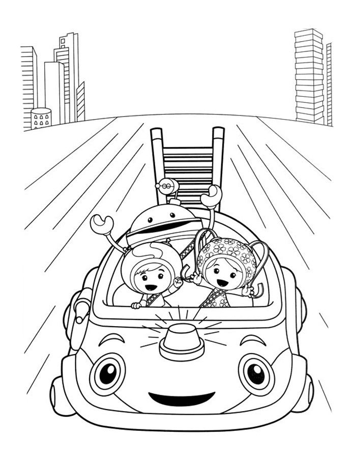 Team Umizoomi Coloring Pages Online
